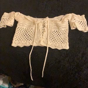 Crochet crop top